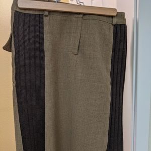 Miu Miu Military Style Pencil Skirt